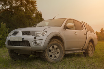 Fototapeta premium off road car