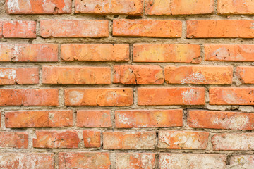 Brick texture with scratches and cracks