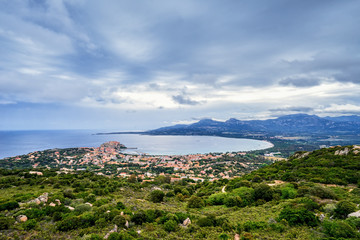 Panoramic view of Calvi, Corsica