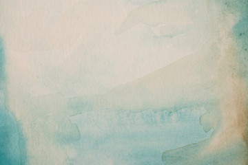 hellblaue Wasserfarben - Textfreiraum