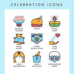 Celebration icons
