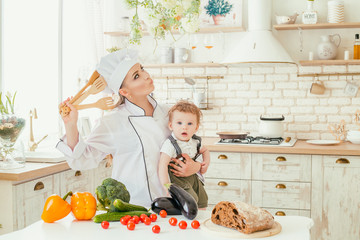 when the family is in the kitchen