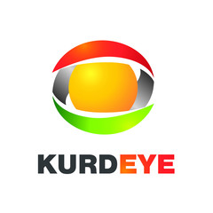 Naklejka premium Kurdish Flag, allay Kurdistan, Kurd u Kurdistan, logo, flag