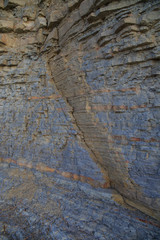 natural rock wall