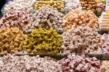 sweets at the bazaar in Istanbul
