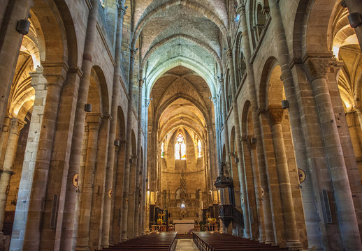 France, Lot, Quercy, Figeac, Saint Sauveur cluniac abbatial church