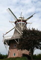 Historic Windmill "De Ster"in Winsum Friesland © Joop Hoek