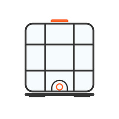 Naklejka premium ibc container icon.