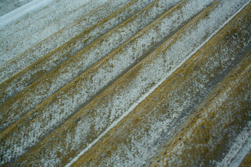 Old slate roof background