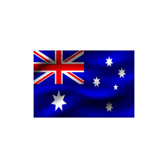 Obraz na płótnie Canvas Flag of Australia.