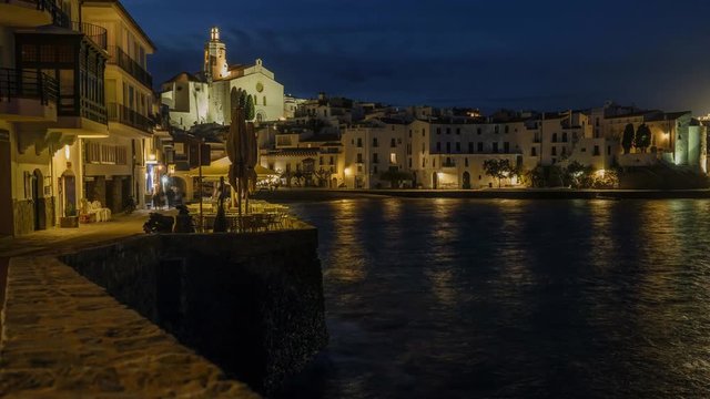 Cadaques evening timelapse
