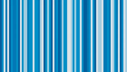 Foto op Plexiglas Verticale strepen Blauw en wit gestreept. Naadloze textuurachtergrond. 3D patroon lijnen illustratie