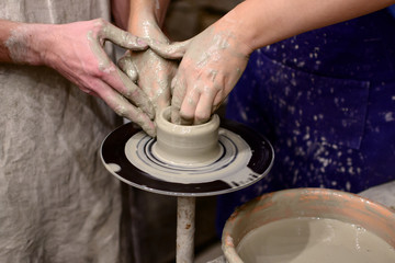 Team work (and training) in pottery