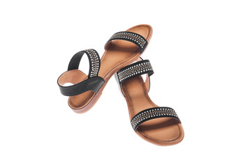 Black female sandals.