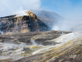 Craters of Etna, Colorful volcanic fields in mount Etna