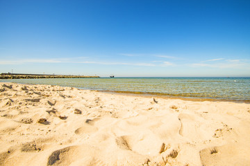 lonesome beach of the Baltic Sea