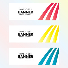 Line banner design