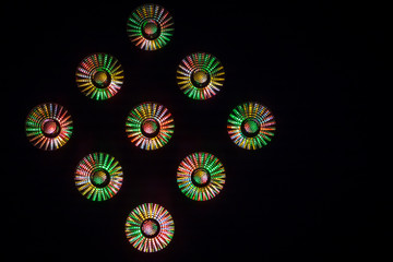 Circular Neon Party Lights