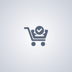 Finish shopping icon