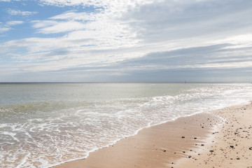 English summer beach