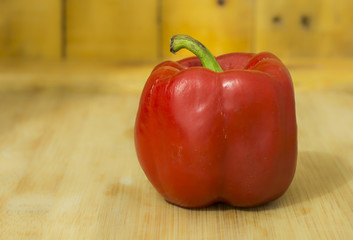 Red pepper on table table