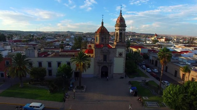 Durango Mexico Catedral Aerial Drone Footage