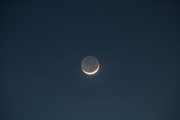Moon in waxing crescent