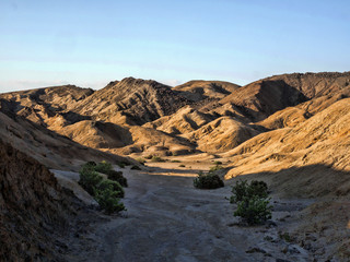 View of Desert Landscape Moon landscape Namibia