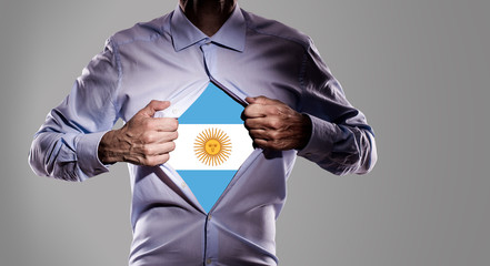 Tifoso dell'Argentina - obrazy, fototapety, plakaty