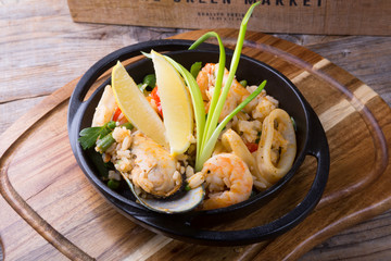 Seeafod paella rice