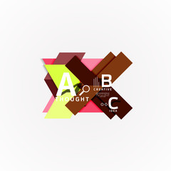 Paper option steps diagram infographic layout