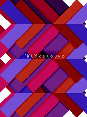 Multicolored abstract geometric shapes, geometry background for web banner