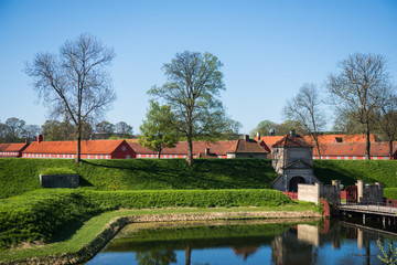 Fototapeta premium beautiful famous Kastellet or Citadel in copenhagen, denmark