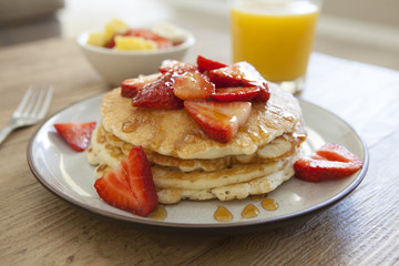 Strawberry Pancakes