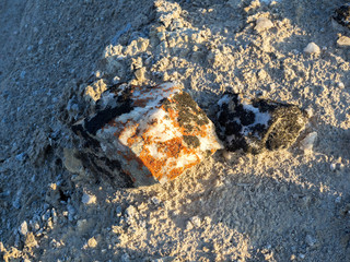 View of Desert Landscape Moon landscape Namibia