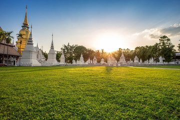 Obraz premium Wat Suan Dok is a Buddhist temple (Wat) in Chiang Mai, northern Thailand.