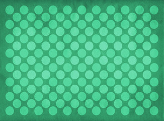 Vintage green circles pattern