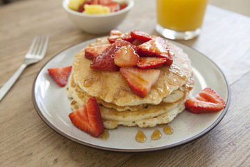 Strawberry Pancakes