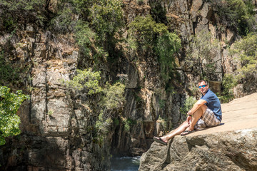 The man and the river