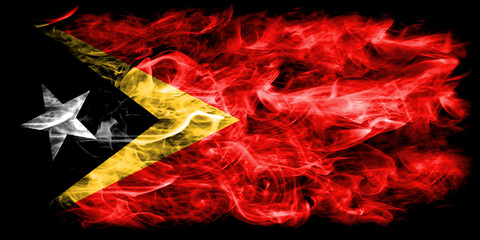 East Timor smoke flag