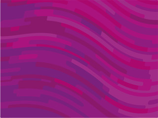 Abstract pattern with wave lines.  Minimal design. Blue-violet background. Vector illustration