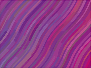 Abstract pattern with wave lines.  Minimal design. Blue-violet background. Vector illustration