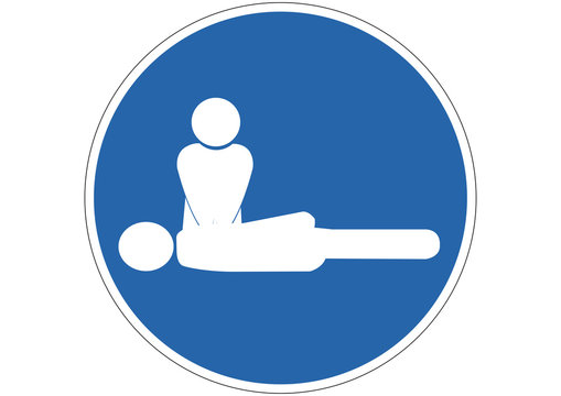 Schild Wiederbelebung