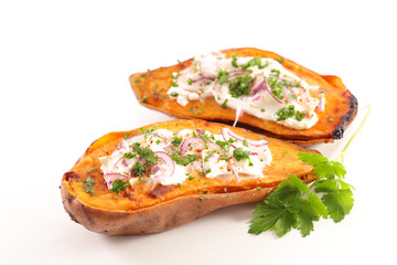 baked sweet potato