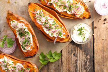 baked sweet potato