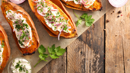 baked sweet potato