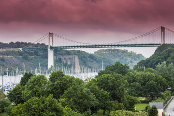 Pont suspendu en Bretagne