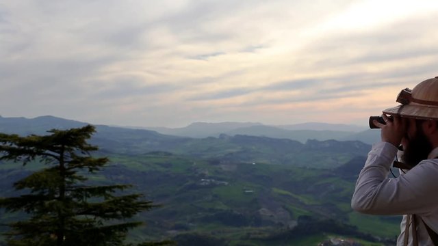 Dolly shot Steampunk scout 