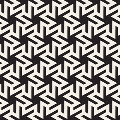 Vector seamless geometric pattern. Simple abstract lines lattice. Repeating elements stylish background