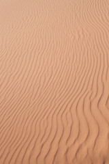 Ripple lines in a sand dune